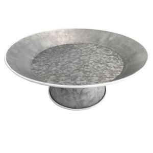 Eco Friendly Galvanized Finishing Metal <b>Cake</b> Stand in Rounded Shape For Home Birthday <b>Weddings</b> Party Catering Usage Items - Product Image 1