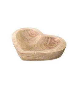 Juego de 2 cuencos de madera con forma de corazón de diseño fantástico, cuenco de madera de tamaño mini de calidad premium a un precio asequible - Product Image 4