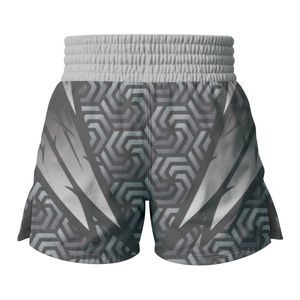 Custom Designed Men's MMA Fight <b>Shorts</b> Embroidered Floral Technics Ruffles <b>Decoration</b> Worsted Kickboxing Grappling Training Wear - Product Image 2