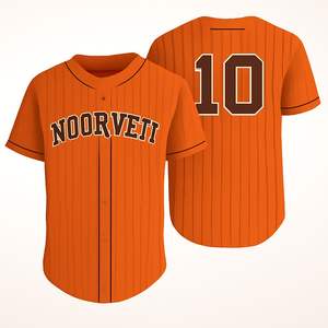 USA taille vierge Baseball uniforme sweat avec sublimation thermique imprimé maille respirant hommes broderie personnalisé Baseball Jersey - Product Image 2