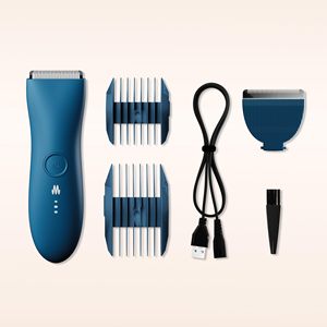 Recortadora de Vello Corporal Recargable e Impermeable con Cuchilla de Cerámica para Hombres, Afeitadora Eléctrica para Depilación de Pecho, Piernas y Zona del Bikini - Product Image 1