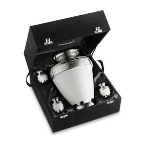 Elegant Design Urns Cremation Adult Urn <b>Jars</b> For Memorial Ashes Container <b>Jar</b> In Metal For Funeral Services - Product Image 3