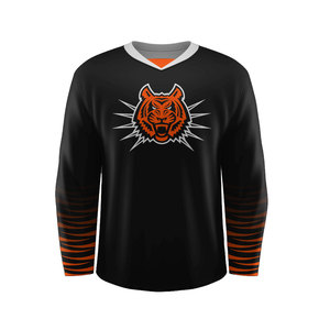 2025 nouveau maillot de Hockey sur glace personnalisé professionnel hommes équipe porter respirant Durable Polyester tissu OEM ODM approvisionnement d'usine - Product Image 1