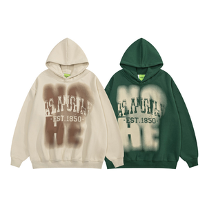 Sudadera con Capucha para Hombre, Precio Bajo, Sólida, con Forro Polar Suave, 100% Algodón, Estilo Urbano, Transpirable, para Invierno - Product Image 2