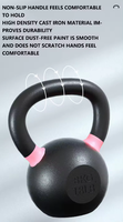 Kettlebells en fonte de haute qualité de 12kg pour Gym Fitness