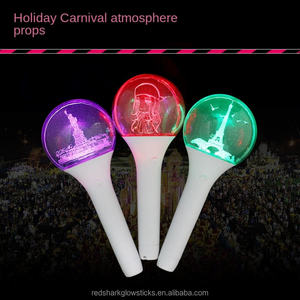Red Shark High Quality Customized <b>LED</b> <b>Ball</b> Glow Stick Acrylic Material Valentine's Day Graduation Concerts Ramadan Thanksgiving - Product Image 2