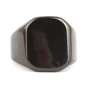 Anillo de titanio para hombre Chase Value, color negro, tallas 7-10 - Product Image 2