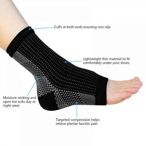 Wholesales Price Compression Ankle Support Sleeves for Sports Protection Pain Relief Fascistic <b>Socks</b> for Football and Workout - Product Image 3
