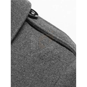 Manteau long en laine de luxe pour hommes veste d'hiver chaude élégant Style classique vêtements de bureau vêtements d'extérieur - Product Image 3