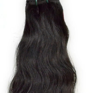 Los mejores mechones de cabello Remy indio Natural, máquina de ondas corporales, trama doble, todos los colores, venta directa de fábrica, extremos súper doblemente dibujados DE LA India - Product Image 1