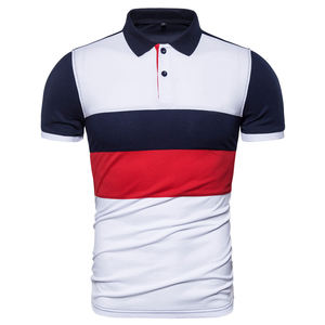 Polo de Algodón Nuevo de Verano para Hombre, Estilo Casual, con Parches, Marca de Polos para Hombre, Polo Social de Negocios, Manga Corta, Camisetas para Hombre - Product Image 1
