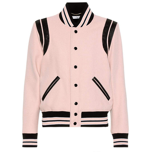 Men's Versity College Jackets Fashion Custom Logo Long Sleeve Blank Varsity Jackets Casual Baseball Jacket - Product Image 3