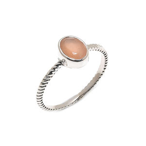 Anillo de compromiso de plata de ley sólida 925 con piedras preciosas de piedra solar, joyería fina para boda, regalo perfecto para el Día de San Valentín para ella - Product Image 2