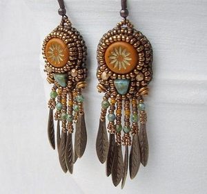 Diseños de pendientes con bordado de cuentas, pendientes bordados a mano para mujer, joyería festiva para fiestas al mejor precio, pendientes con cuentas. - Product Image 3