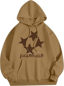 Men's <b>Cute</b> Preppy Graphic Hoodies for Teen Girls Oversized Fall Pullover with Lined Long Sleeve and Fleece <b>Sweatshirt</b> - Product Image 5