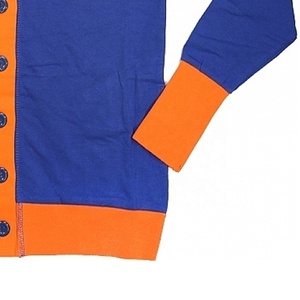 Premium Quality Casual College <b>Cardigans</b> Sororities Fraternity V-Neck Wool/Acrylic Knitted Sweaters Patchwork Design <b>Button</b> - Product Image 6