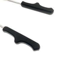 Ensemble de grattoir à langue en acier inoxydable pour soins bucco-dentaires Nettoyeur de bouche en métal avec étui Outil de grattoir oral pratique