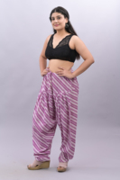 Pantalon d'été pour femme, vintage, taille haute, élastique, plissé devant, respirant, en coton écologique, séchage rapide