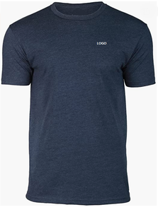 เสื้อยืดผู้ชายผ้าคอตตอนสี100% ใส่สบายแห้งเร็วปรับแต่งได้ - Product Image 4