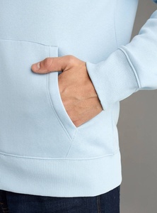 Sweat à capuche en coton polaire coupe ajustée pour hommes, fermeture éclair décontractée, vêtements d'hiver actifs, pull chaud tricoté à fermeture éclair - Product Image 6