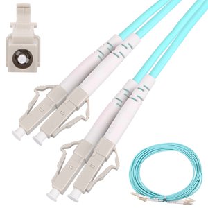 สายแพทช์เอ็กซ์ตร้าลิงค์ LC/UPC-LC/UPC, มัลติโหมด, OM3, ดูเพล็กซ์, 3 มม., 2 ม. - Product Image 1