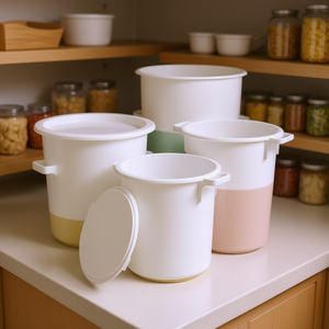 ที่จับตามหลักสรีรศาสตร์ ถังทรงกลม ใช้งานง่าย กล่องเก็บของและภาชนะโดย Burkle GmbH - Product Image 3