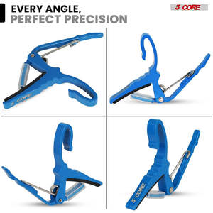 Capo de Guitarra de 5 Cuerdas de Cambio Rápido para Guitarra Acústica, Eléctrica, Banjo, Mandolina o Ukelele - Product Image 6