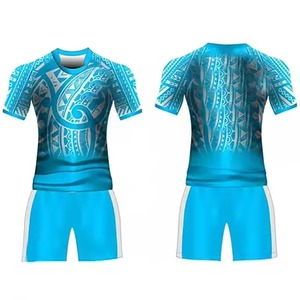 Diseño profesional Hombres Rugby Jersey Personalizado Nuevo estilo Sublimación completa Poliéster Deportes Uniforme Conjuntos - Product Image 6