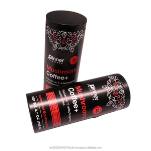 Wholesale Custom Small Round Tin Tea <b>Box</b> Empty Black <b>Metal</b> Can for Loose Tea for Food Candy Cookie Chocolate Storage - Product Image 1