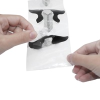 100/500 pièces de formes professionnelles pour extensions d'ongles, autocollants transparents en PVC pour manucure, outils de nail art