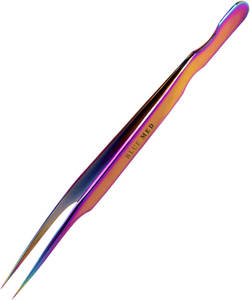 Pince à cils chirurgicale de luxe Bluemed, arc-en-ciel, personnalisée, légère, antistatique, en acier inoxydable, précision, durable - Product Image 1