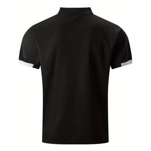 Camiseta de manga corta transpirable de alta calidad para hombre, ropa informal para el hogar, camiseta de manga corta de color sólido para hombre, verano 2024 - Product Image 5