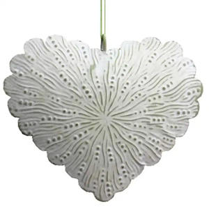 Últimos adornos decorativos de plata de hierro colgante corazón Navidad adornos decorativos para la venta hechos a mano personalizados - Product Image 2