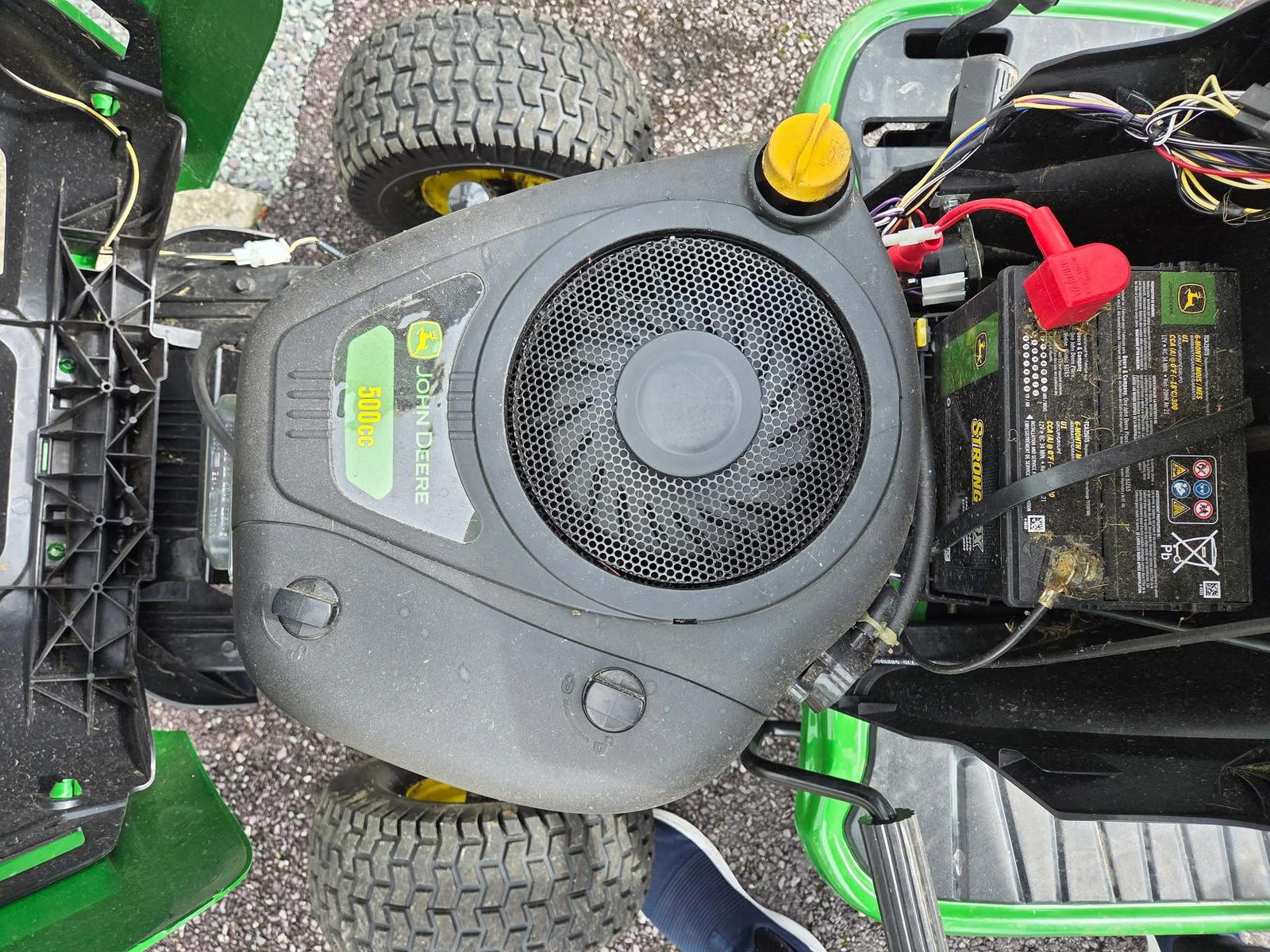 john deere x117r