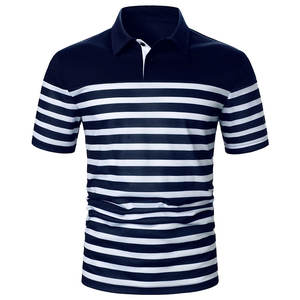 Ventes directes d'usine personnalisées, polos en coton doux, polos de golf pour hommes, col montant côtelé, 100% coton, tie-dye, polos pour femmes - Product Image 1