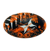 Ballon de rugby de rue professionnel entièrement personnalisé avec logo – Ultra-étanche, écologique, résistant à l'eau, en caoutchouc très durable, très populaire