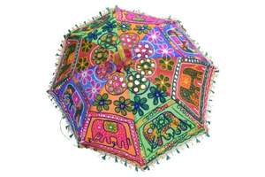 New Arrival Indian Parasol Decorative Sun <b>Umbrella</b> Wedding Parasols Vintage Decor <b>Umbrella</b> - Product Image 2