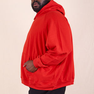 Sweat à capuche unisexe surdimensionné en molleton 350 GSM pour l'hiver, coupe ample, personnalisable avec logo, pour homme - Product Image 3