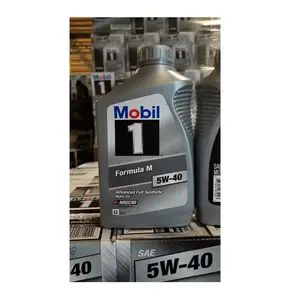 Mobil 1 Formula M 5W-40 minyak pelumas Diesel minyak Motor sintetis penuh 5W40 1 Quart