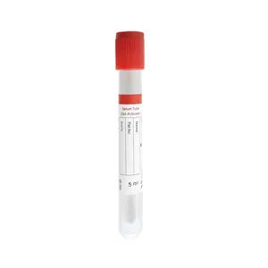 फार्मासिनो सीरम ट्यूब पीईटी या ग्लास वैक्यूम रक्त संग्रह ट्यूब