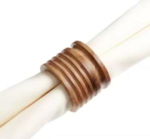 Eco Friendly <b>Wooden</b> <b>Napkin</b> <b>Ring</b> Adds Subtle Elegance And Natural Warmth To Your Table For Casual Or Festive Dining Occasions - Product Image 1
