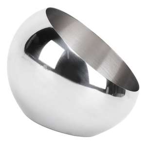 ชามเหล็กดีไซน์โบราณของแท้สำหรับเสิร์ฟแบบดั้งเดิมสีเงินขัดเงาสำเร็จรูปปรับขนาดได้ - Product Image 2