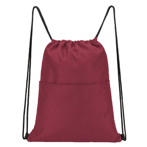 Venta directa de fábrica Bolsas con cordón plegables 2025 Nuevo estilo Bolsas con cordón ligeras de calidad premium en color sólido - Product Image 1