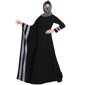 Oem Services Meilleure conception personnalisée Couleur modeste Abaya en satin pour dames Séchage rapide Respirant Femmes Robe longue islamique Vente - Product Image 3