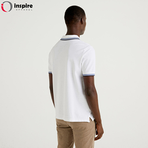 Camisetas Polo de Manga Corta con Logotipo Personalizado, 100% Algodón Jersey, Secado Rápido, Corte Regular, Diseño Liso - Product Image 2