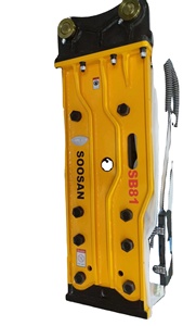 เบรกเกอร์ไฮดรอลิก Soosan SB81รถขุดขนาดใหญ่ที่มีน้ำหนัก18-26ตันสำหรับการขุดและรื้อถอน - Product Image 2