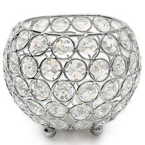 Reliable Quality Crystal Tea <b>Light</b> <b>Candle</b> Stand Sparkly Metal Votive <b>Candle</b> Holder for Housewarming Christmas Occasions - Product Image 3