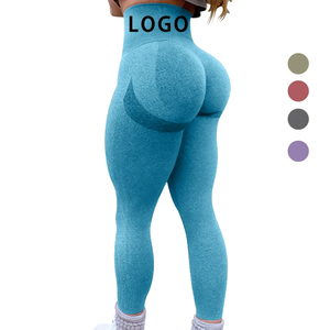 Pantalon de yoga taille haute sans couture fitness leggings de yoga fitness avec lifting des fesses nouvelle tendance personnalisée - Product Image 4