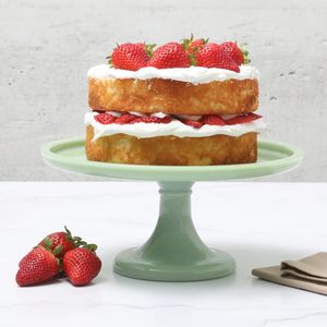 Présentoir à gâteau en métal avec garniture de couleur attrayante unique Présentoir de desserts luxueux pour la décoration de la maison, parfait pour les mariages et les célébrations - Product Image 1