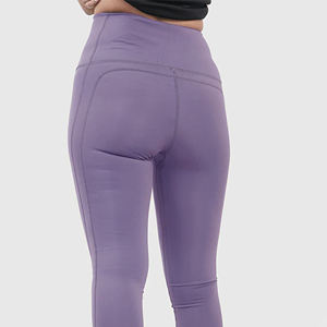 100% Cotton High Quality Women's Fitness <b>Yoga</b> Leggings Custom Logo <b>Tight</b> Workout <b>Pants</b> with Logo on Waist Sport Style Gym Use - Product Image 5